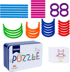 Puzzle Cards Set in English – Juego Montessori