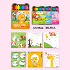 Finger print lion /  Libro de pinta huellas Leon